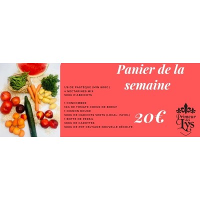 PANIER DE LA SEMAINE