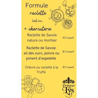 Raclette Formule Classique