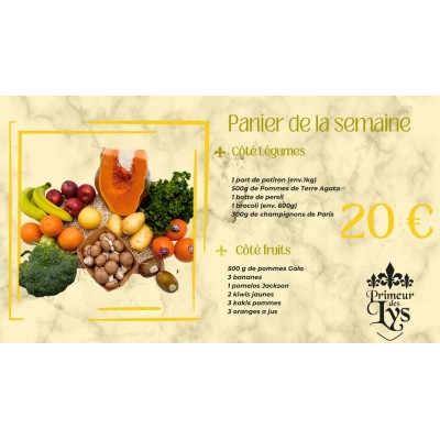 PANIER DE LA SEMAINE