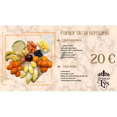 PANIER DE LA SEMAINE