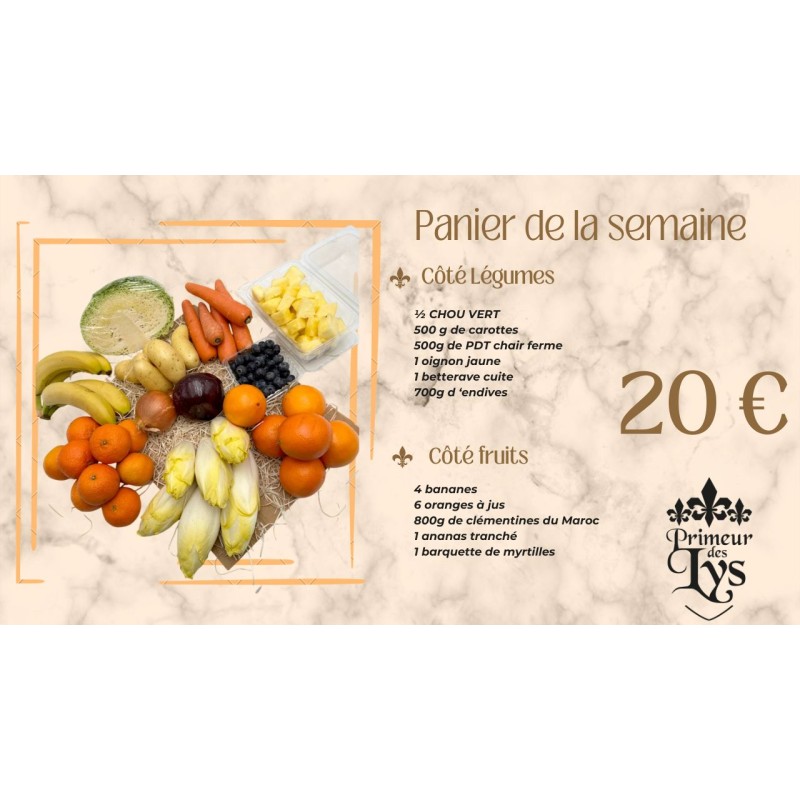 PANIER DE LA SEMAINE