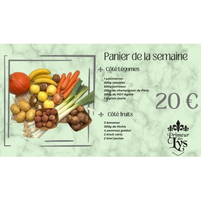 PANIER DE LA SEMAINE