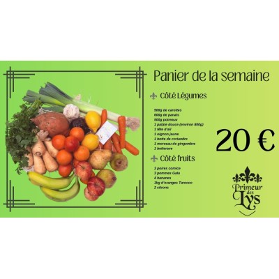 PANIER DE LA SEMAINE