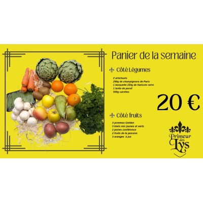 PANIER DE LA SEMAINE