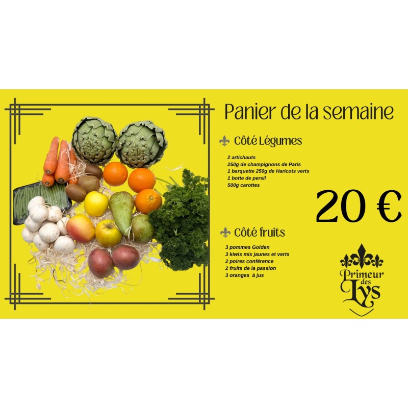 PANIER DE LA SEMAINE