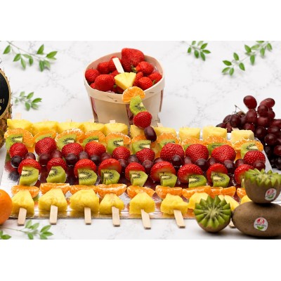 15 Brochettes de fruits