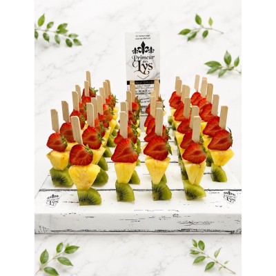Brochettes 3 fruits